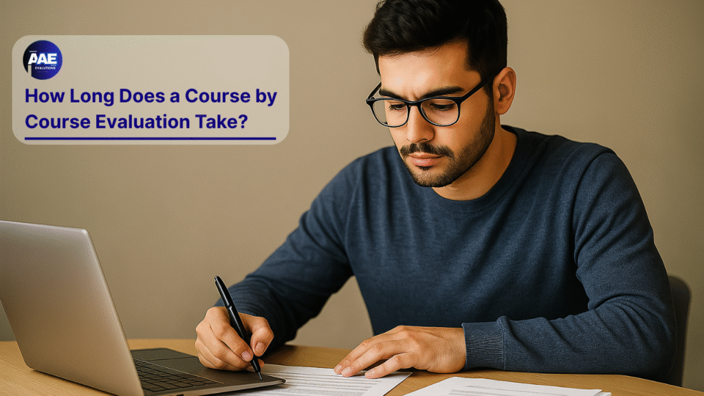 How Long Does a Course by Course Evaluation Take? Course by Course Evaluation