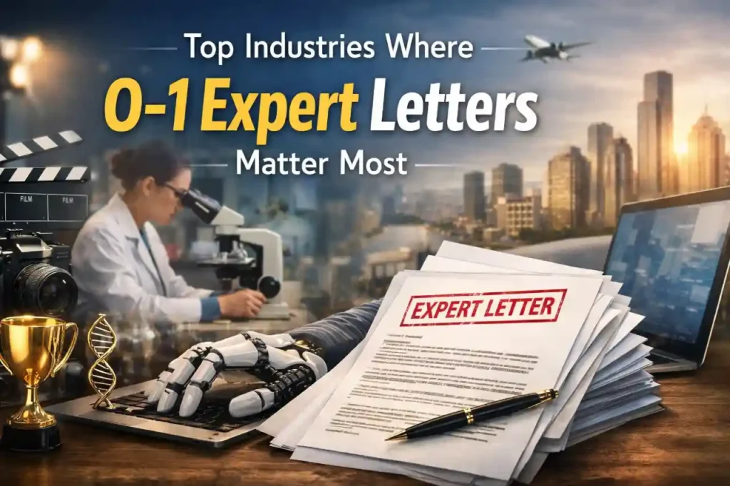 Top Industries Where O-1 Expert Letters Matter Most