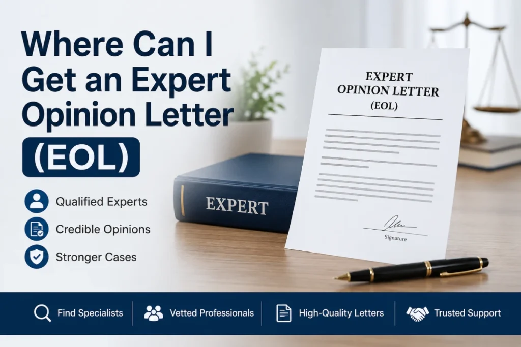 Where Can I Get an Expert Opinion Letter (EOL) | AAE Evaluations Where Can I Get an Expert Opinion Letter (EOL)