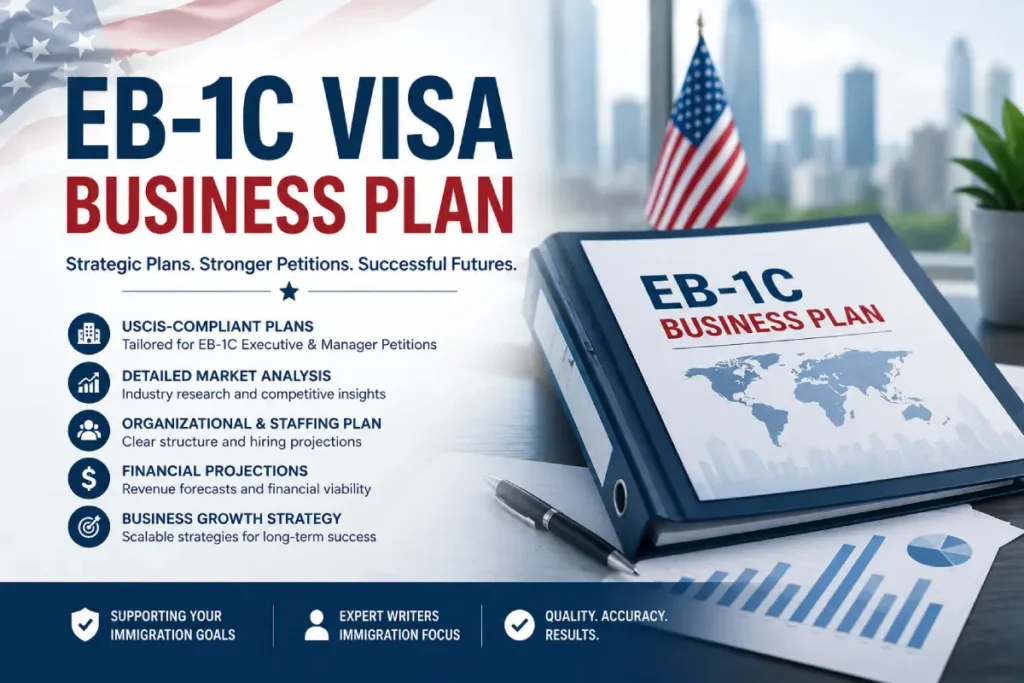 USCIS-Ready EB-1C Visa Business Plan