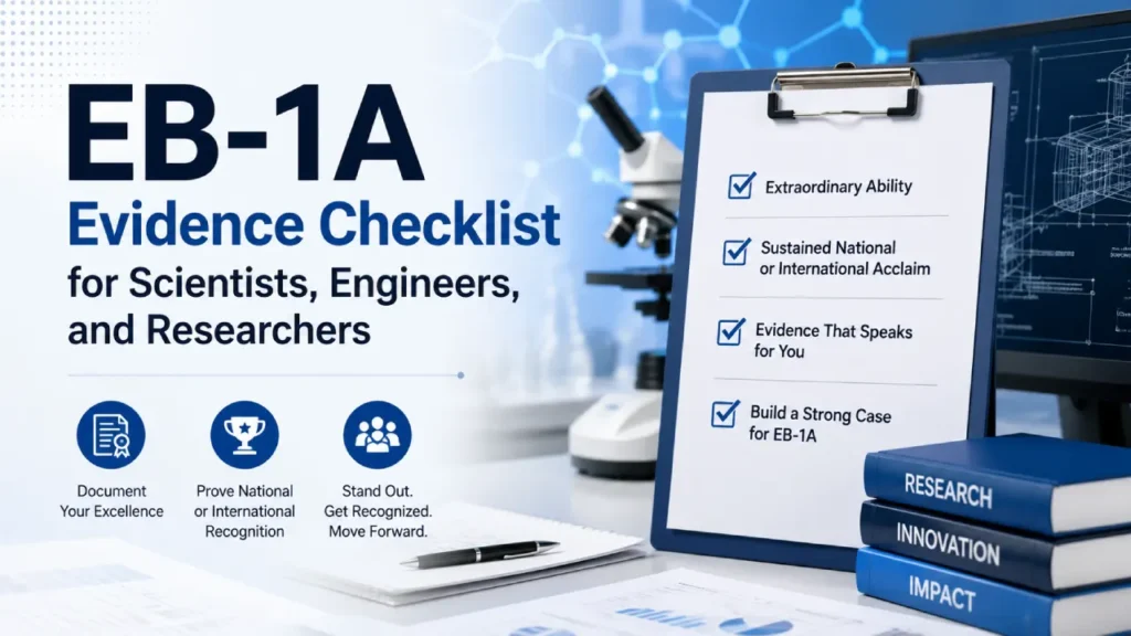 EB-1A Evidence Checklist