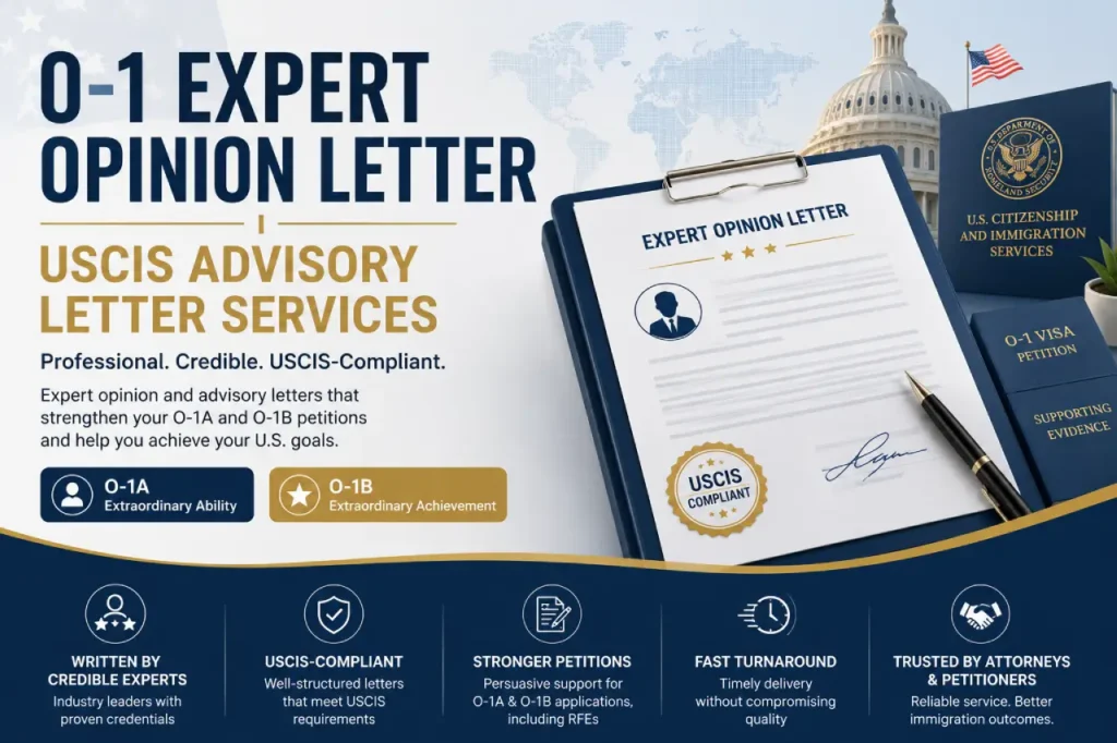 O-1 Expert Opinion Letter