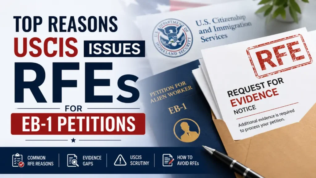 Top Reasons USCIS Issues RFEs for EB-1 Petitions