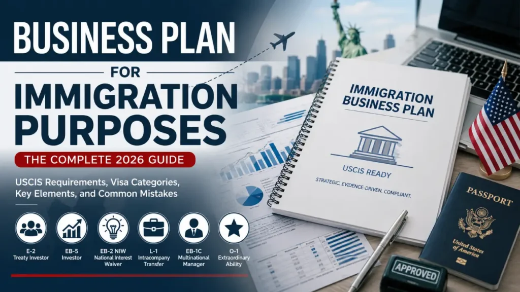Business Plan for Immigration Purposes: USCIS Requirements, Costs & Visa Guide business plan for immigration purposes