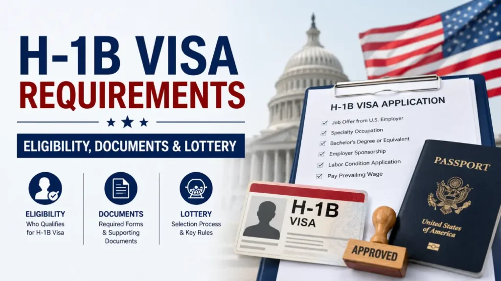 H-1B Visa Requirements 2026: Eligibility, Documents & Lottery H1B Visa Requirements