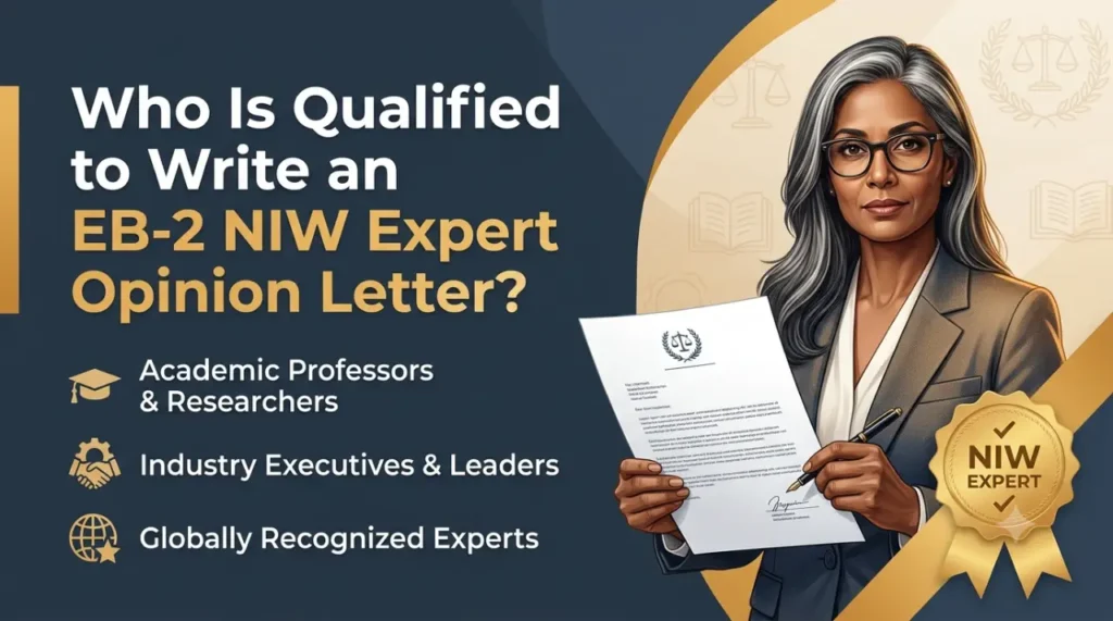 Who Is Qualified to Write an EB-2 NIW Expert Opinion Letter? EB-2 NIW Expert Opinion Letter