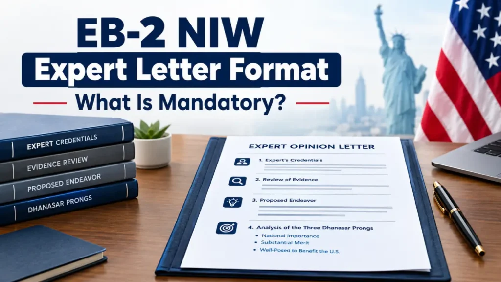 What Is the Mandatory Format for EB-2 NIW Expert Letters? What Is the Mandatory Format for EB-2 NIW Expert Letters?
