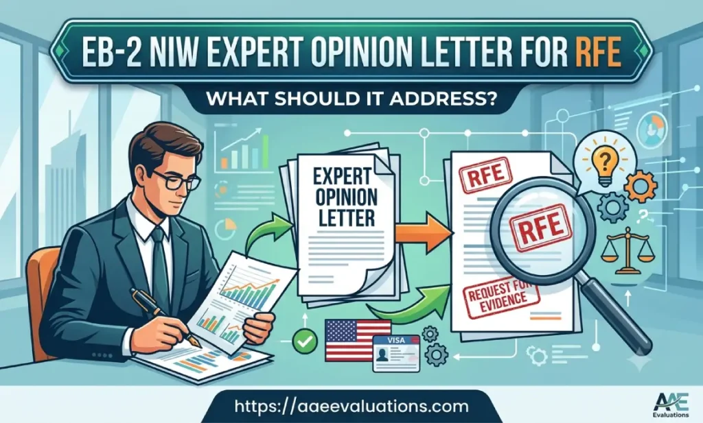 EB-2 NIW Expert Opinion Letter for RFE: What Should It Address? EB-2 NIW expert opinion letter RFE