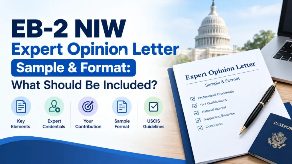 EB-2 NIW Expert Opinion Letter Sample & Format: What Should Be Included? EB-2 NIW expert opinion letter sample