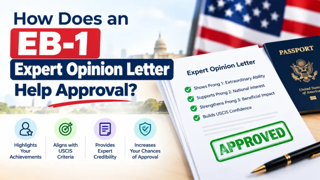 How Does an EB-1 Expert Opinion Letter Help Approval? How Does an EB-1 Expert Opinion Letter Help Approval? Expert letter supporting USCIS EB-1 eligibility and petition approval.