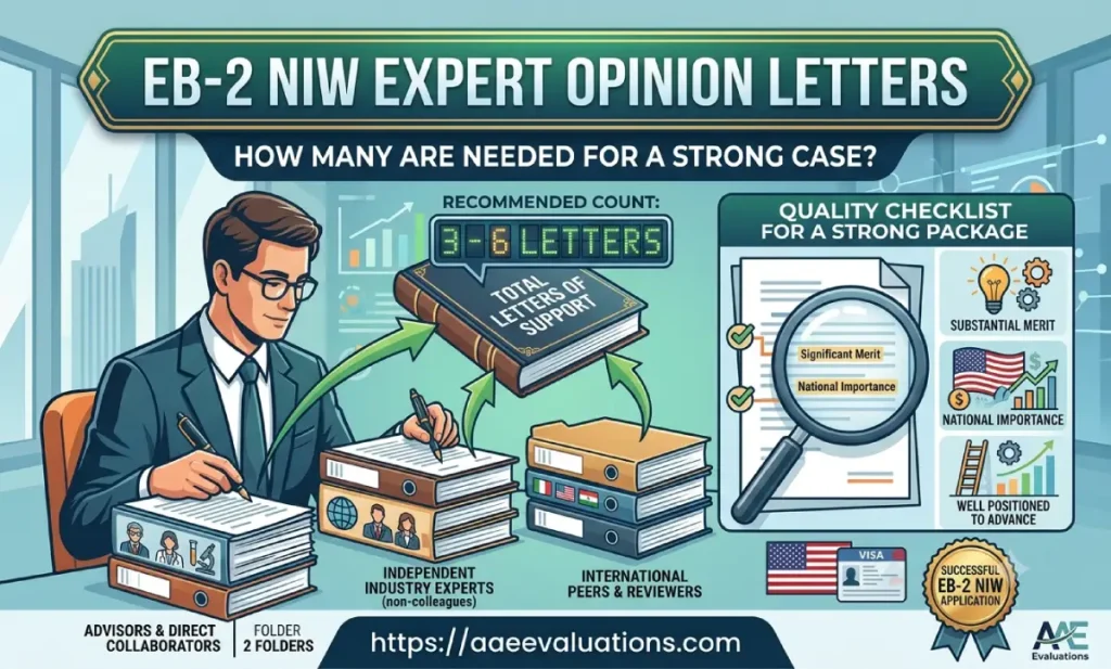 How Many Expert Opinion Letters Do You Need for EB-2 NIW? How Many Expert Opinion Letters for EB-2 NIW