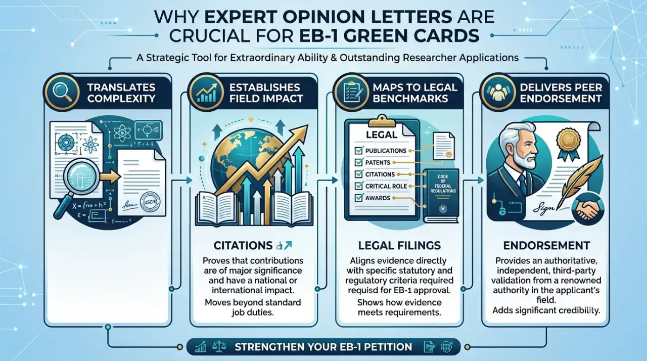 EB-1 Expert Opinion Letter Process Supports Green Card Approval